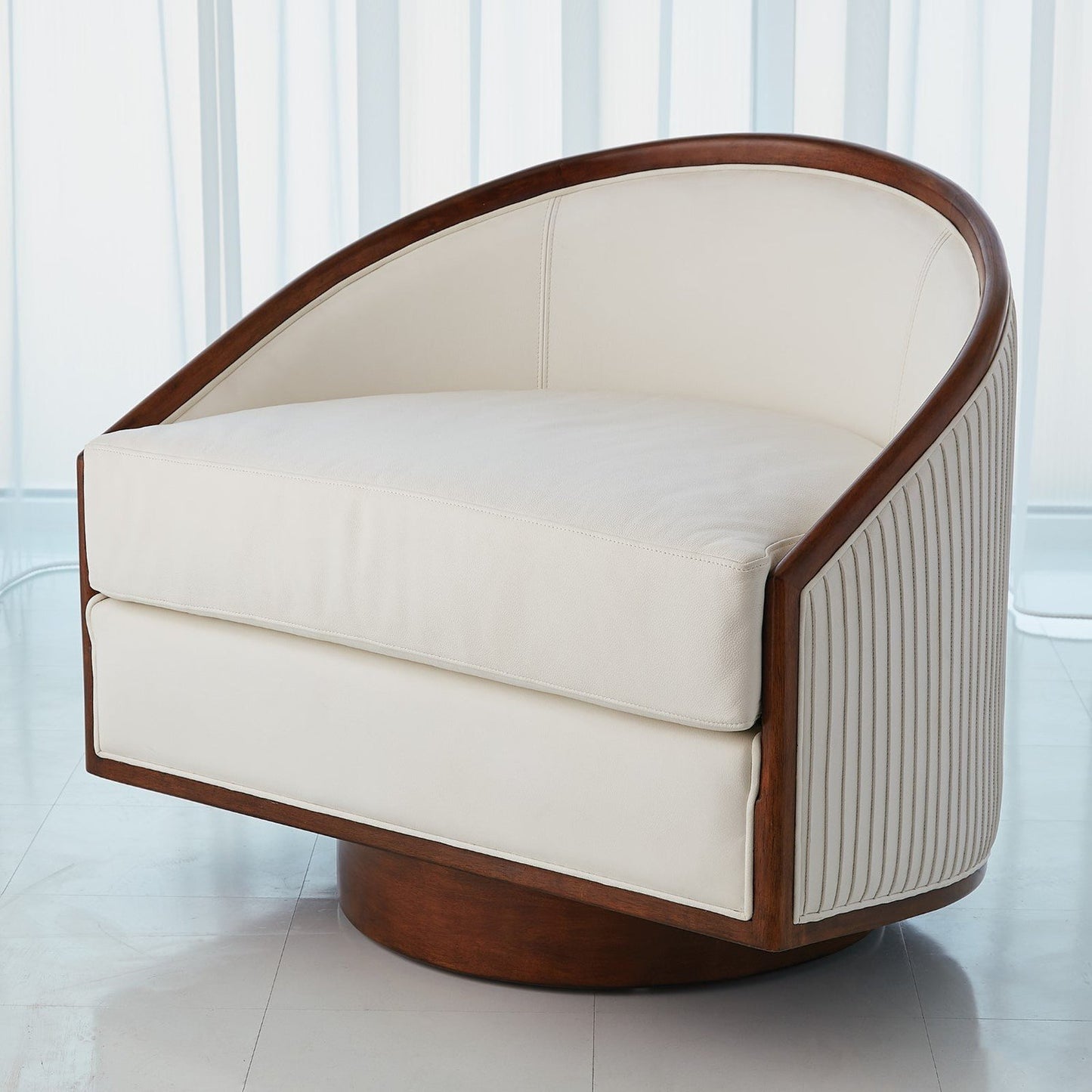 Global Views Swivel Chair