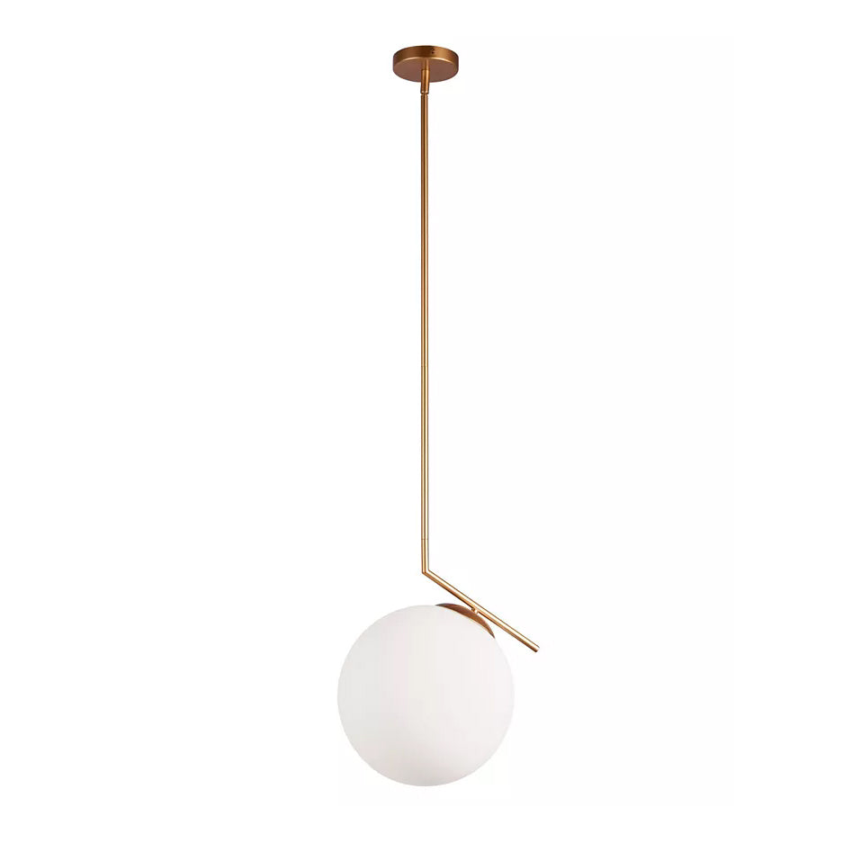 Dainolite Pendant Lamp W 30cm x D 30cm x H 70cm / Gold + White Pendant light