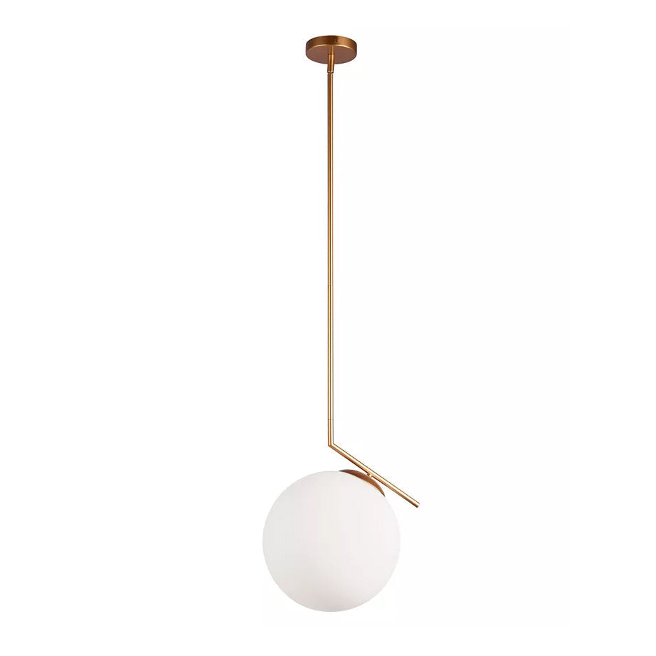 Dainolite Pendant Lamp W 30cm x D 30cm x H 70cm / Gold + White Pendant light