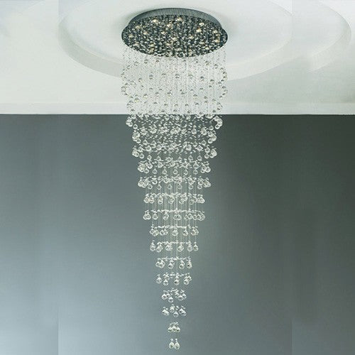 Beverly Polished Chrome 22-Light Chandelier