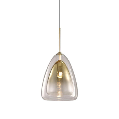 Futuristische Glass Pendant Light Dia 11.8″ x H 14.9″ / Dia 30cm x H 38cm / Glass Pendant light