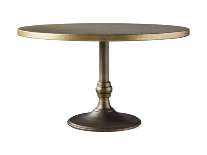 Recycled Metal Dining Table with Wade Base