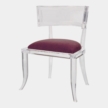 Global Views Klismos Acrylic Chair