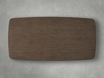 Saint Germain 72" Wood Coffee Table with Rennes Base