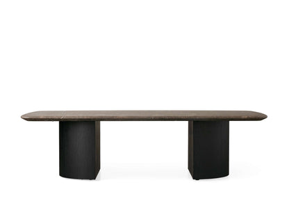 Saint Germain Stone Coffee Table with Dauphine Base