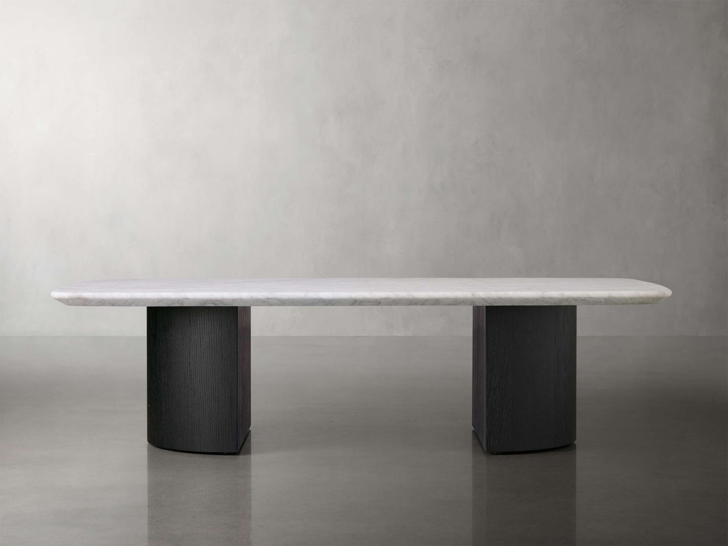 Saint Germain Stone Coffee Table with Dauphine Base
