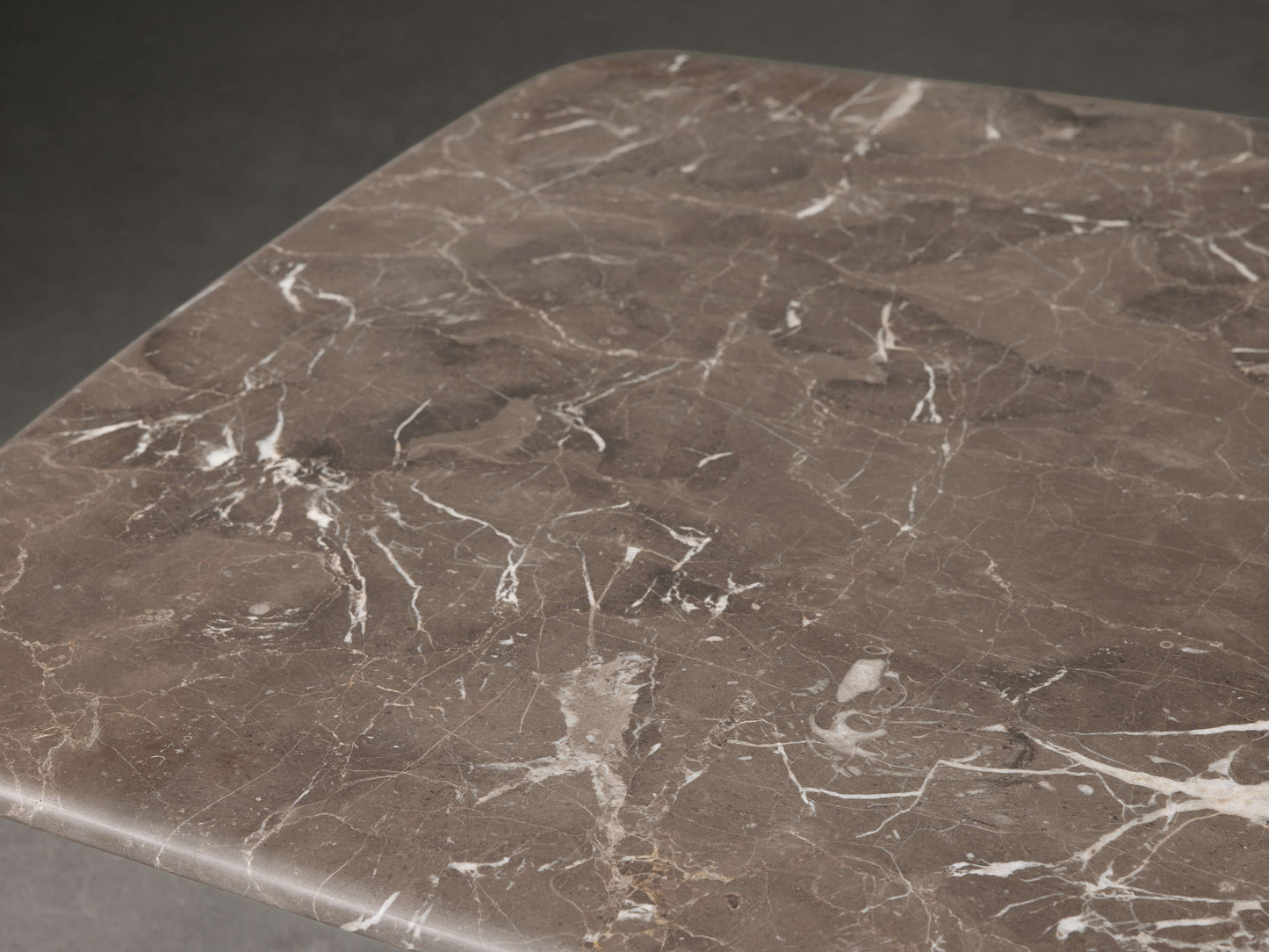 Saint Germain Coffee Table with Metal Dauphine Base
