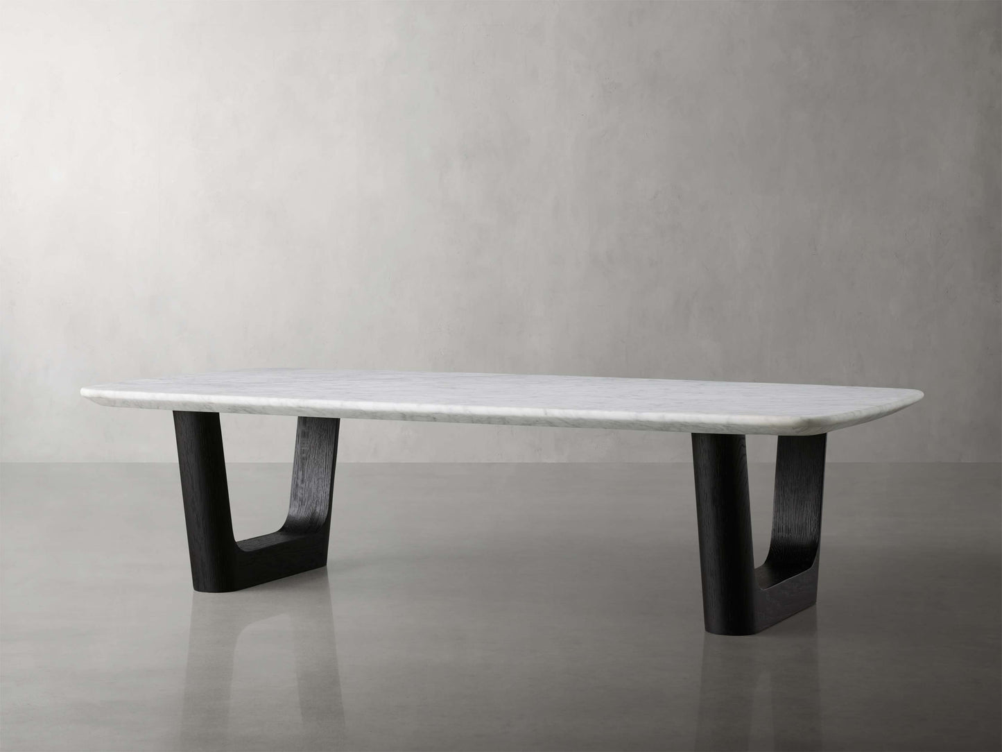Saint Germain Stone Coffee Table with Rennes Base
