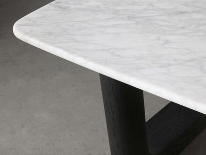 Saint Germain Stone Coffee Table with Rennes Base