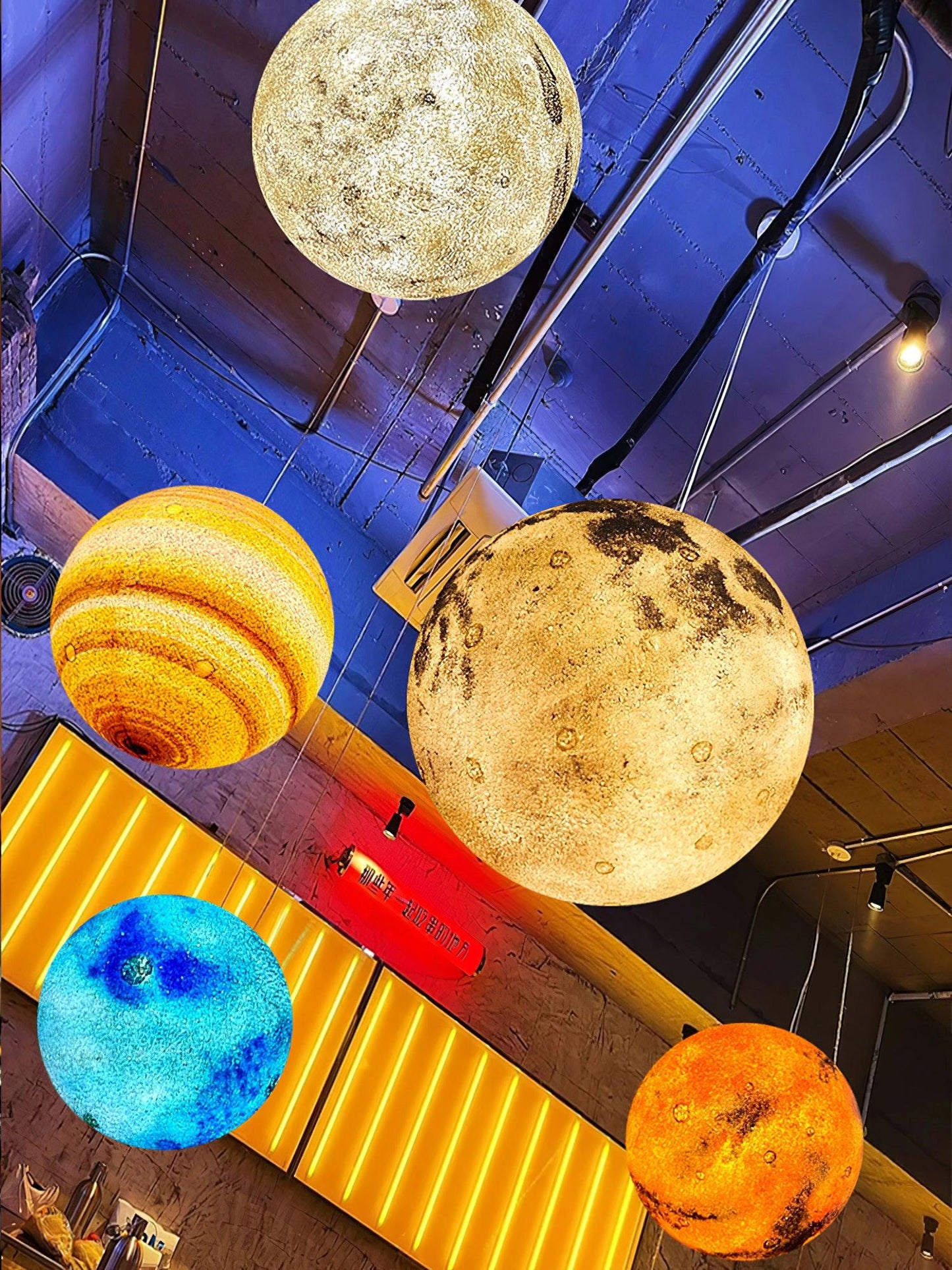 3D Planet Ball Pendant Lamp Pendant light