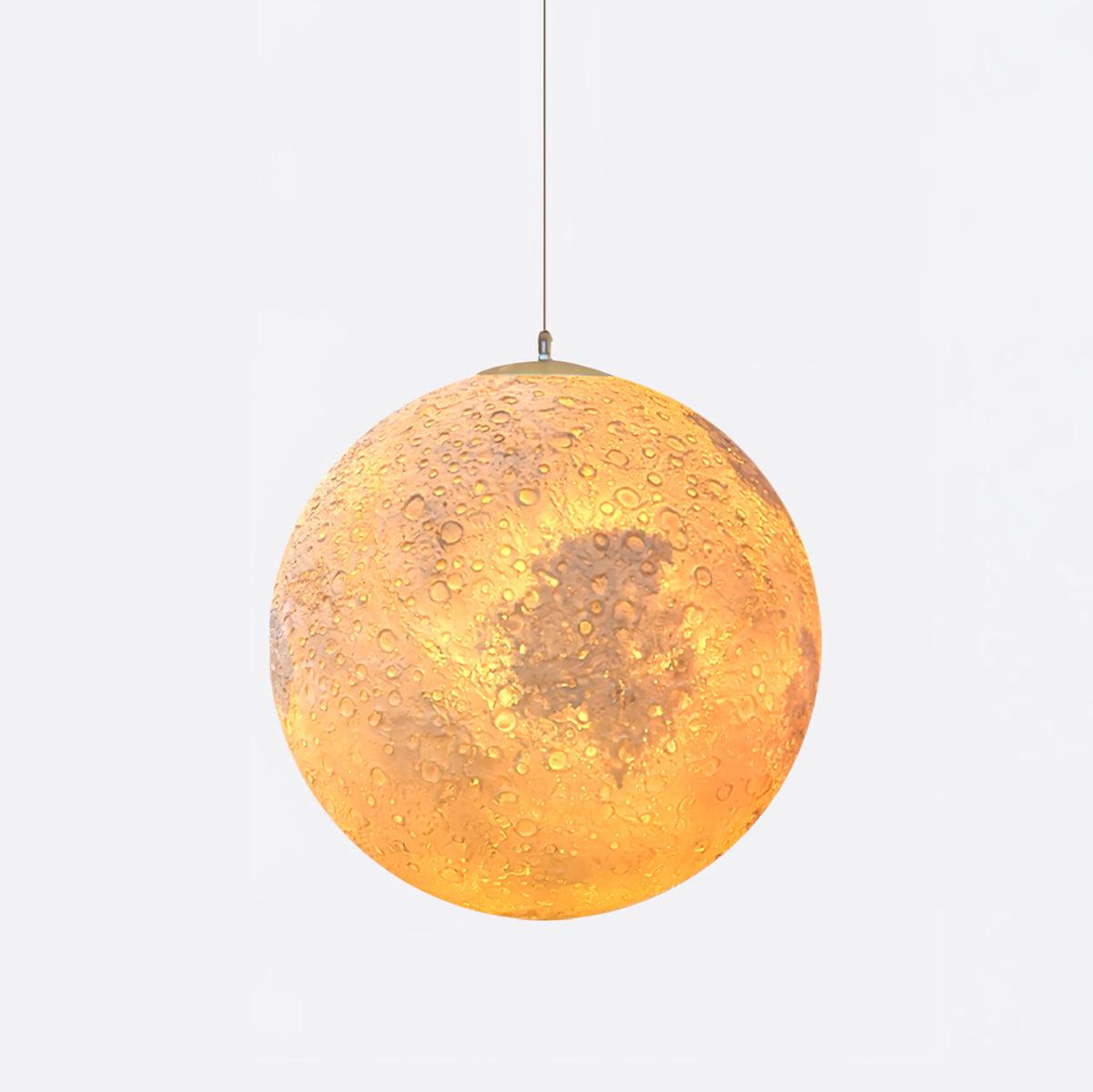 3D Planet Ball Pendant Lamp Dia 19.7″ x H 19.7″ / Dia 50cm x H 50cm / White / Model A Pendant light