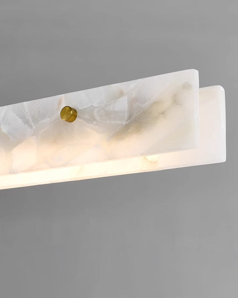 Linear Alabaster Chandelier Chandelier