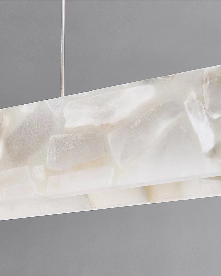 Linear Alabaster Chandelier Chandelier
