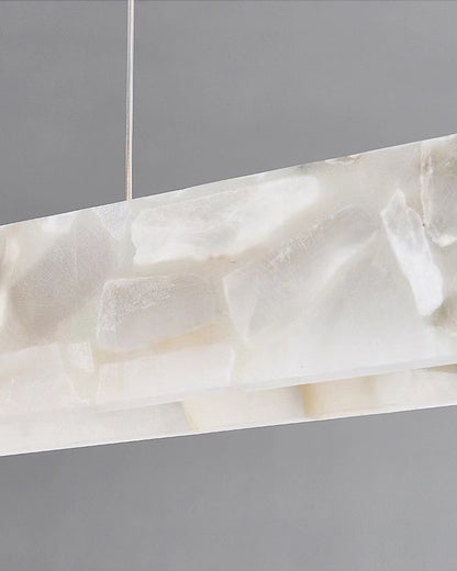 Linear Alabaster Chandelier Chandelier