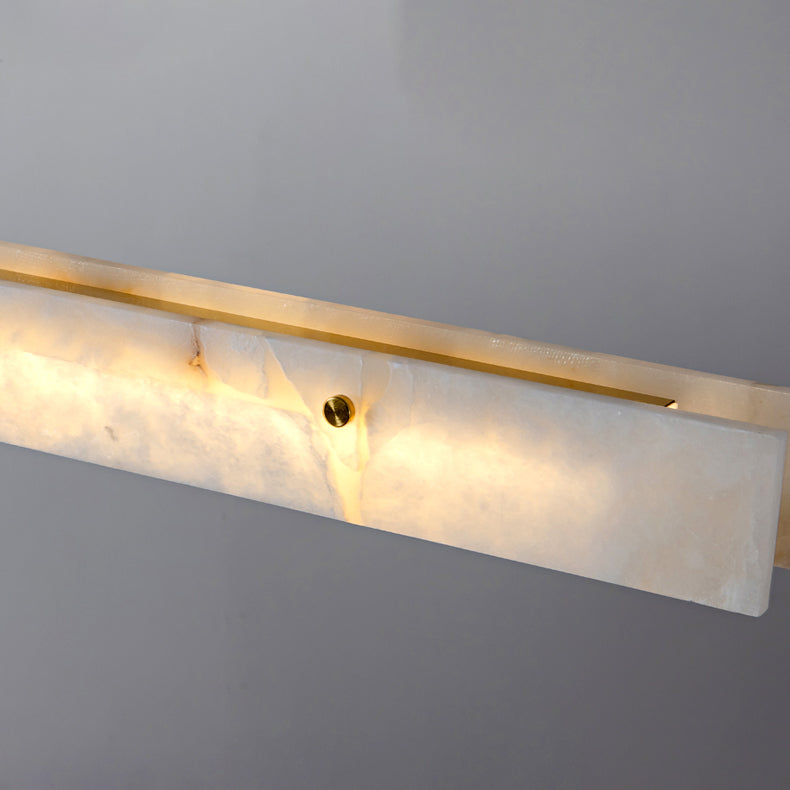 Linear Alabaster Chandelier Chandelier