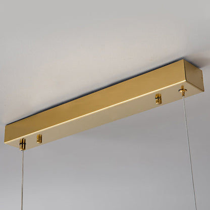 Linear Alabaster Chandelier Chandelier