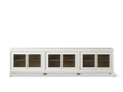 Rowan Media Console with Reeded Glass Doors