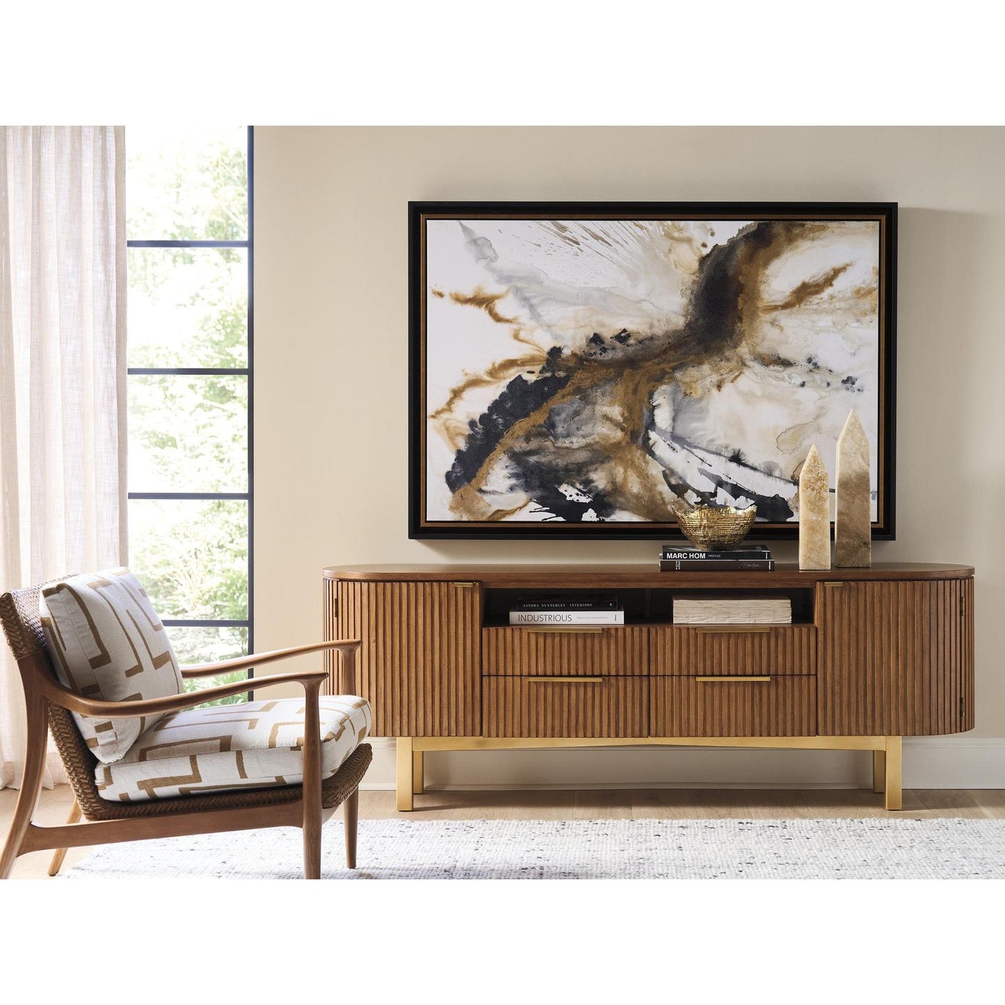 Lexington La Costa Crescent Bay Media Console