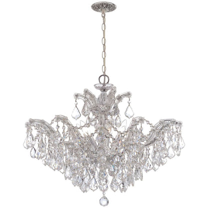 Crystorama Lighting Group Maria Theresa 6 Light 27" Wide Crystal Chandelier with Swarovski Spectra Crystal Accents