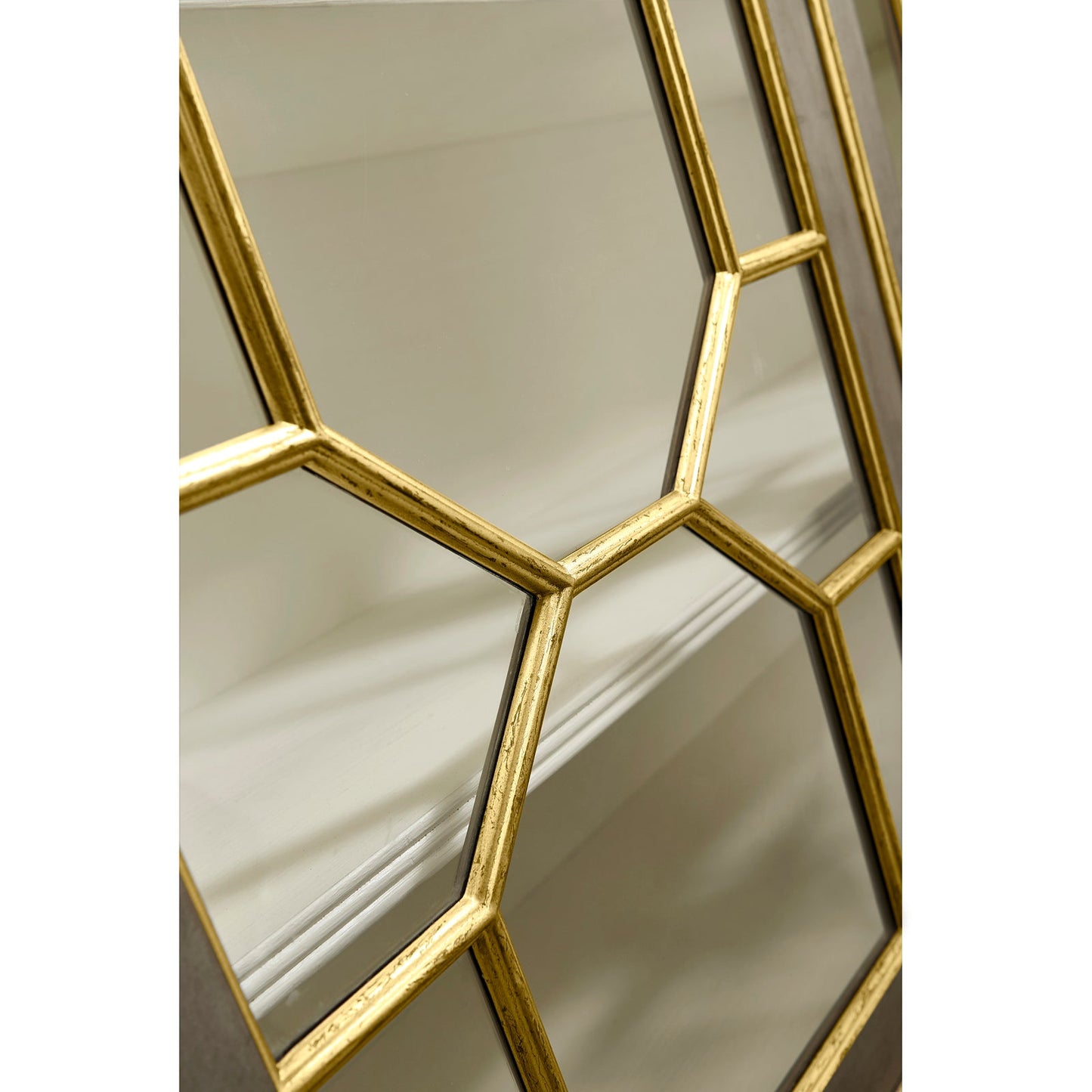 Jonathan Charles Buckingham Georgian Grey & Gilded Secretary Cabinet (492260-PBG)