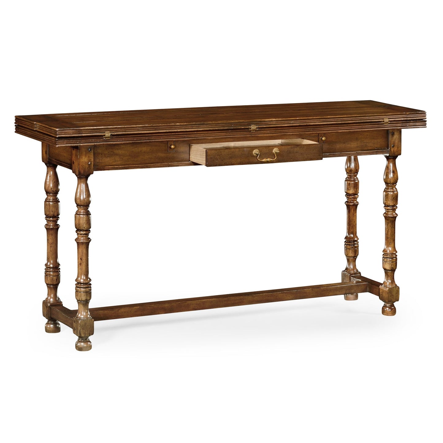 Jonathan Charles Small Walnut Hunt Table (492704-WCD)