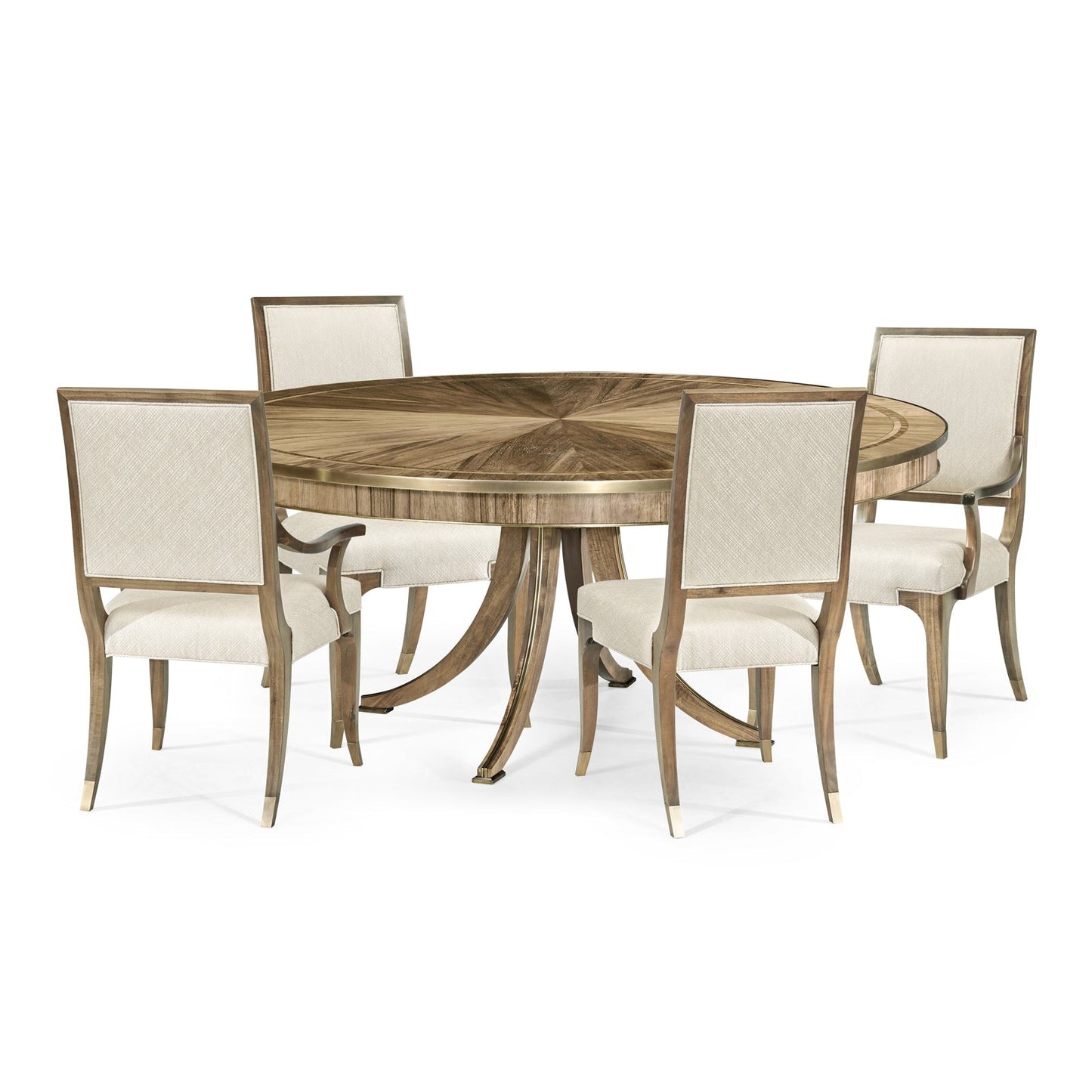 Jonathan Charles Hamilton Round Dining Table (496000-72L-PGA)