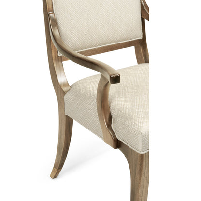 Jonathan Charles Hamilton Dining Armchair (496001-AC-PGA-F200) - Set of 2