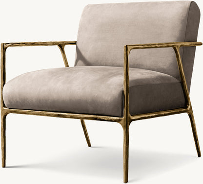 Thaddeus Track Arm Leather Chair