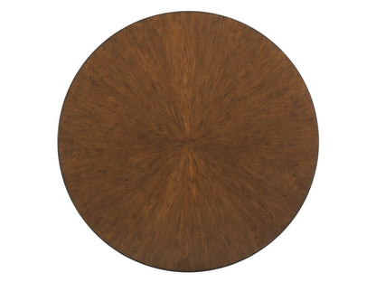 Tommy Bahama Home Island Fusion Meridien Round Dining Table With Wooden Top