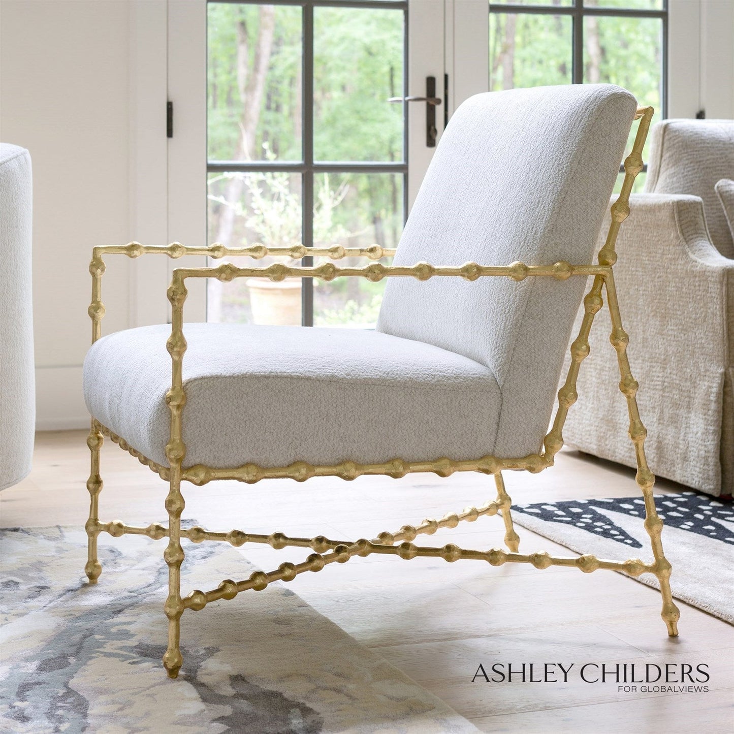 Global Views Elder Lounge Chair by Ashley Childers