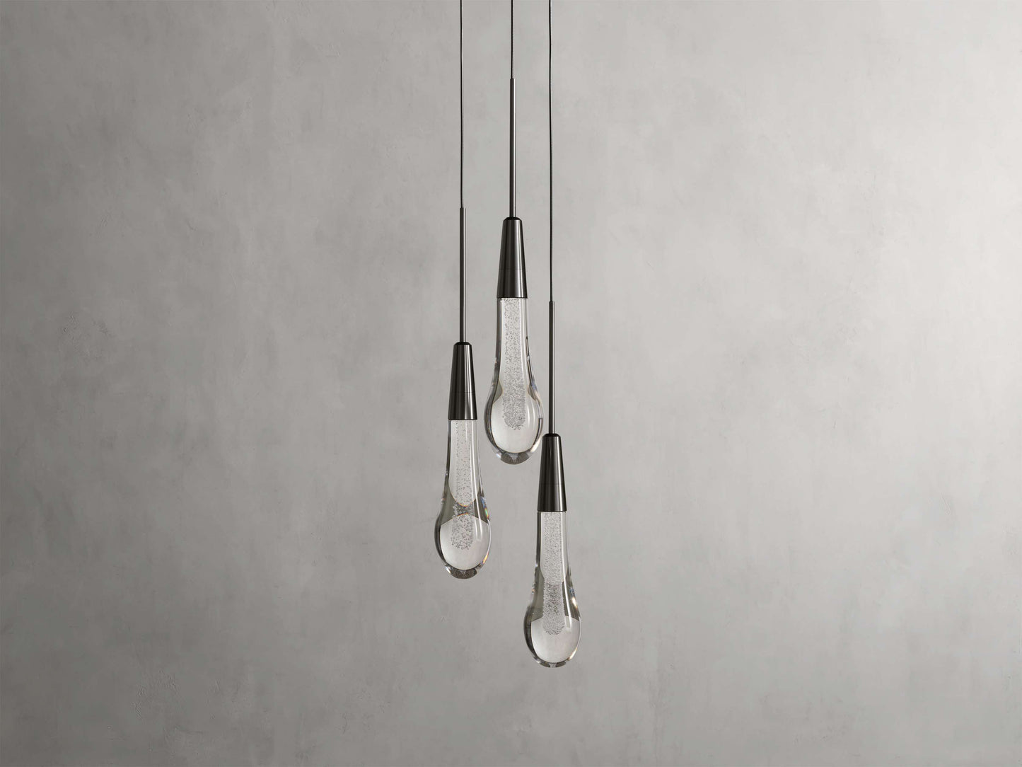 Soltaire Cluster Pendant