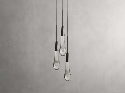 Soltaire Cluster Pendant