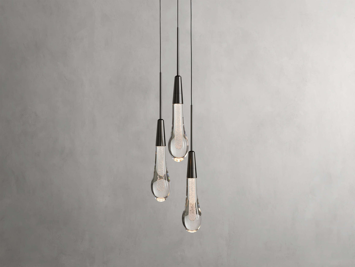 Soltaire Cluster Pendant