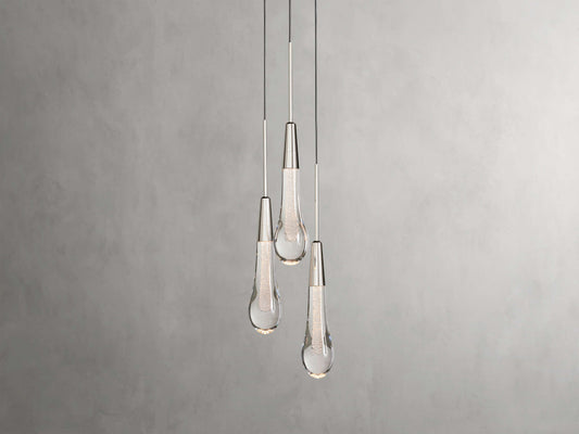 Soltaire Cluster Pendant
