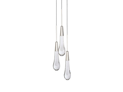 Soltaire Cluster Pendant