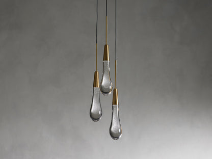 Soltaire Cluster Pendant