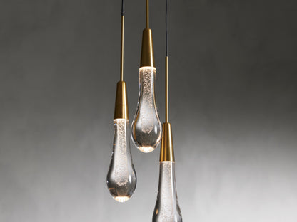 Soltaire Cluster Pendant