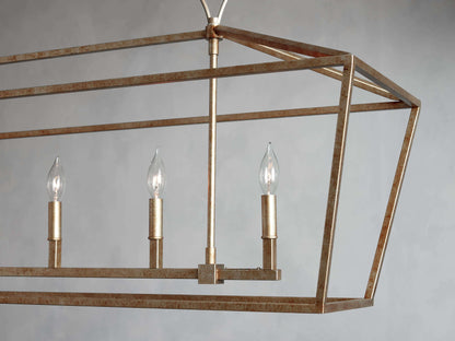 Garnet Rectangular Chandelier