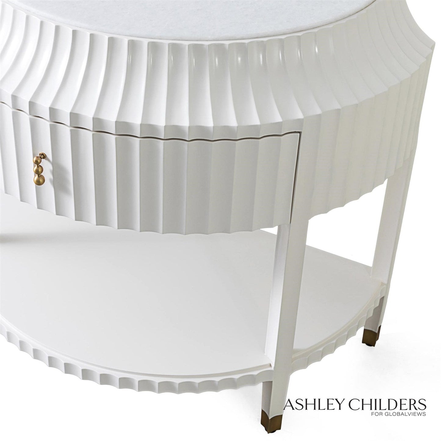 Global Views Fountain Bedside Chest by Ashley Childers
