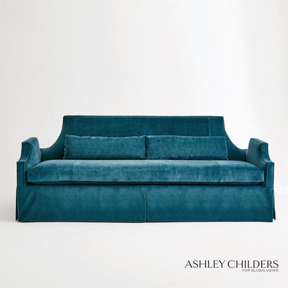 Global Views Diana Skirted Sofa by Ashley Childers