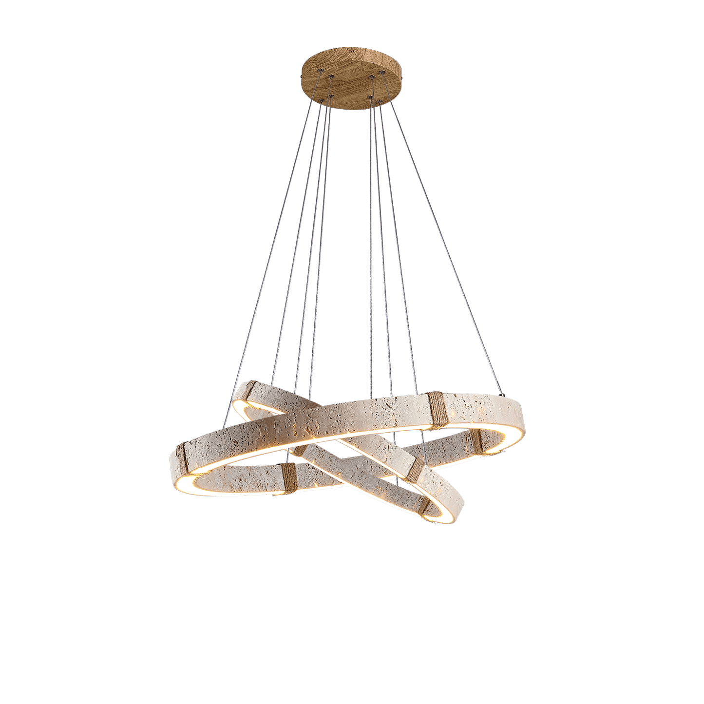 Circle Travertine Pendant Lamp 1001 pendant Lamp