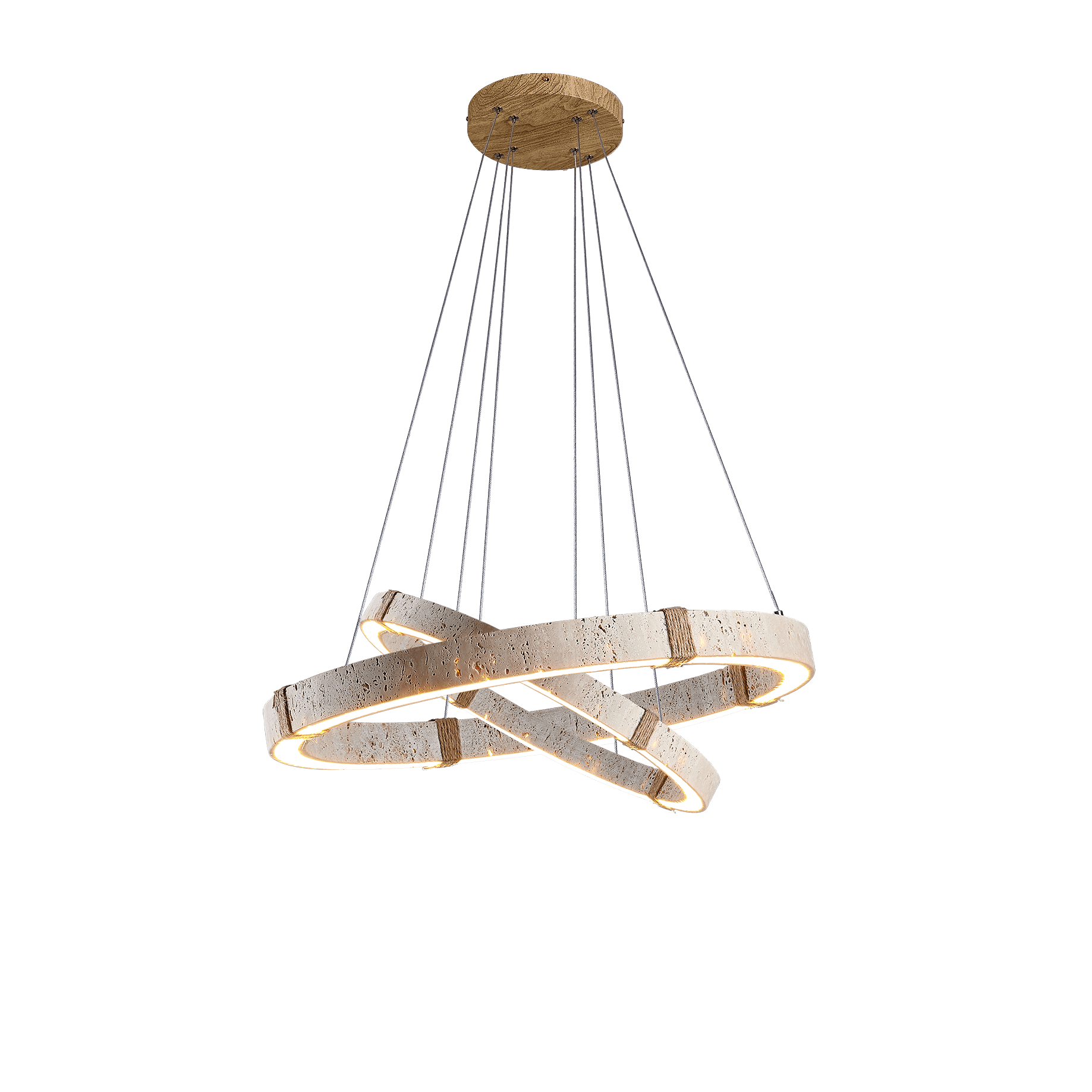 Circle Travertine Pendant Lamp 1001 pendant Lamp