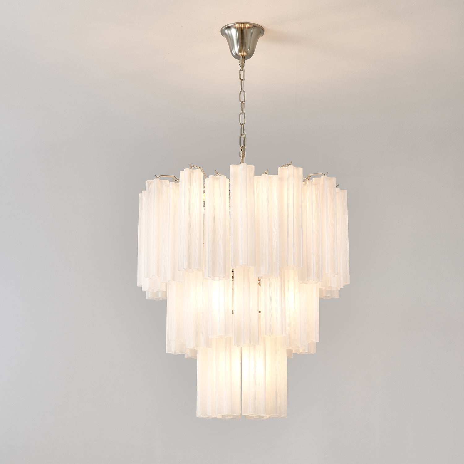 Frosted Glass Tubes Chandelier Chandelier