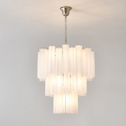 Frosted Glass Tubes Chandelier Chandelier