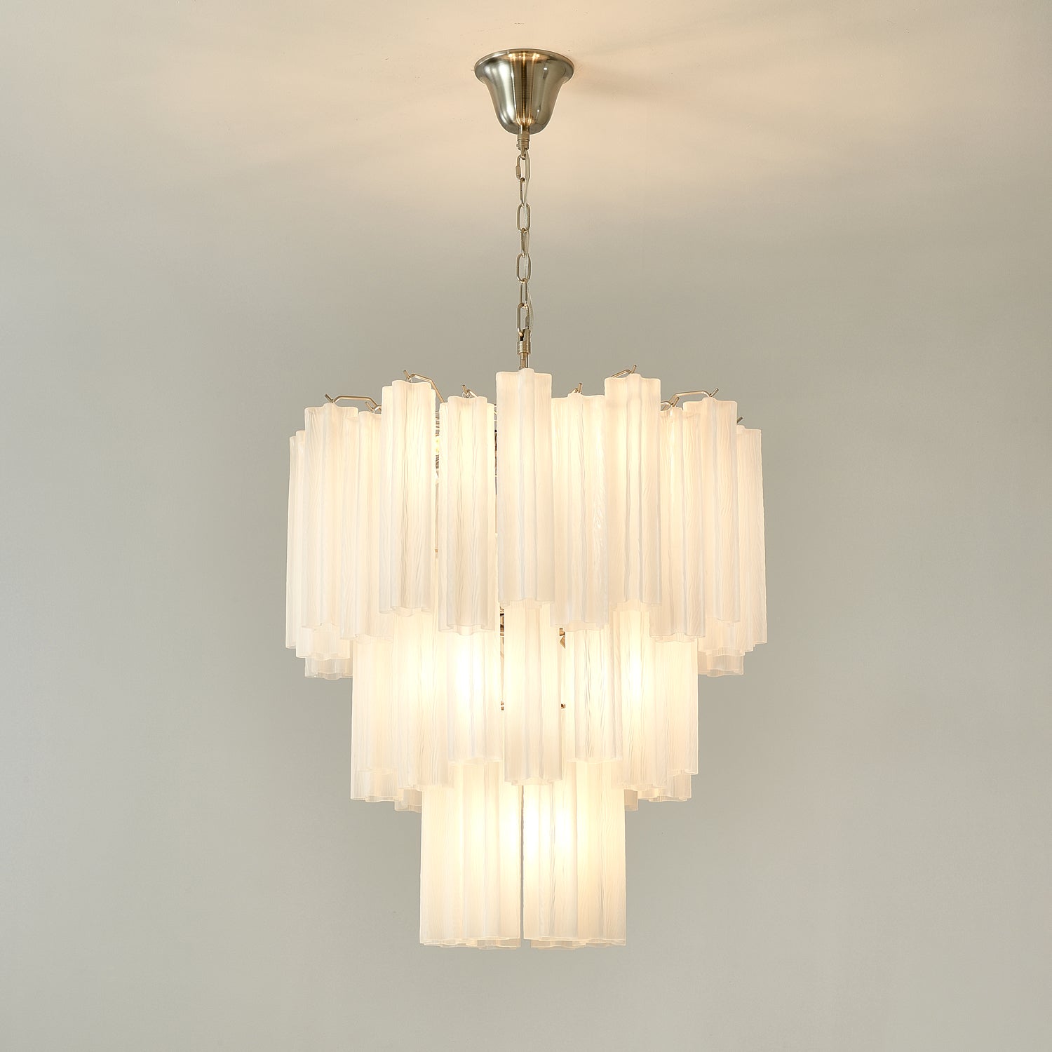 Frosted Glass Tubes Chandelier Chandelier