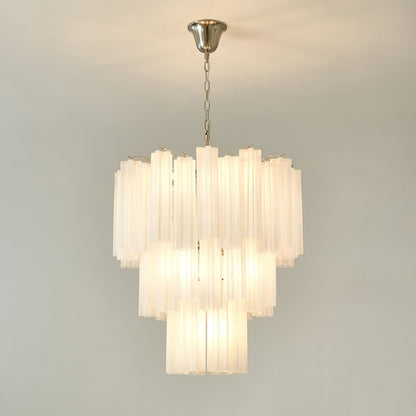 Frosted Glass Tubes Chandelier Chandelier