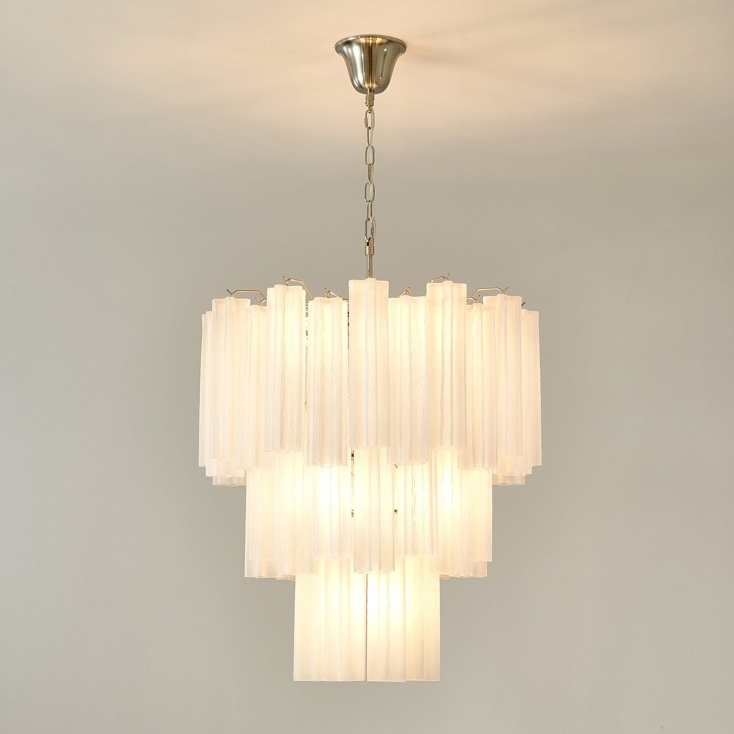 Frosted Glass Tubes Chandelier Chandelier