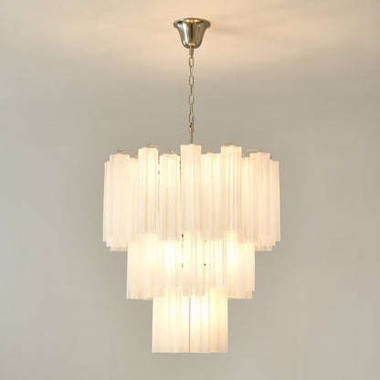 Frosted Glass Tubes Chandelier Chandelier