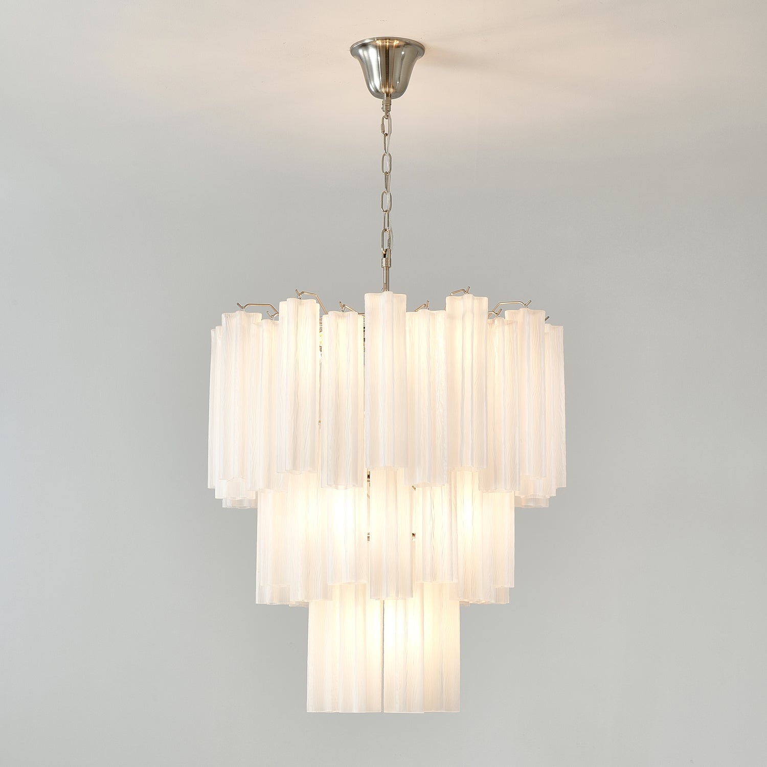 Frosted Glass Tubes Chandelier Chandelier