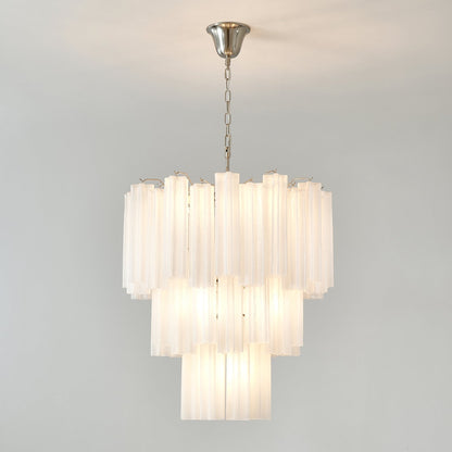 Frosted Glass Tubes Chandelier Chandelier